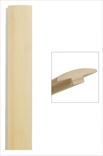 Barre de seuil bambou horizontal naturel