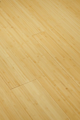 Parquet bambou massif vertical naturel