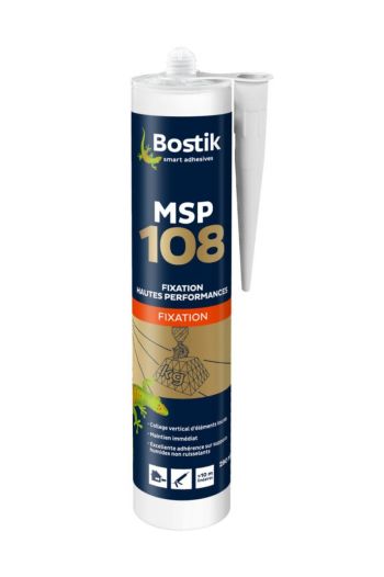 Mastic MSP 108 de fixation hautes performances - blanc - cartouche de 290 ml