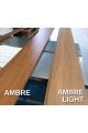 Parquet bambou large flottant densifié ambre light